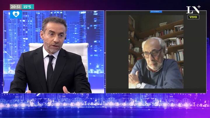 Santiago Kovadloff con Luis Majul