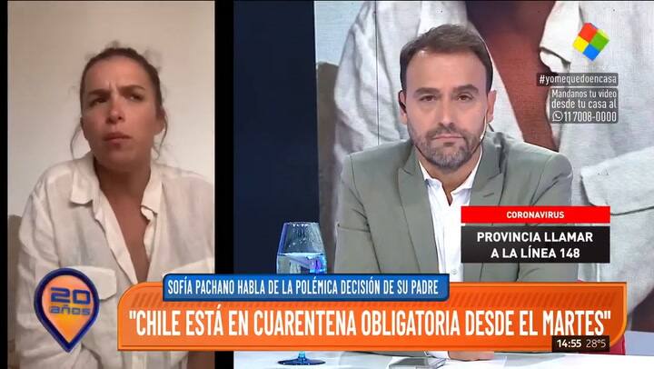 Sofía Pachano habló sobre las polémicas declaraciones de su padre