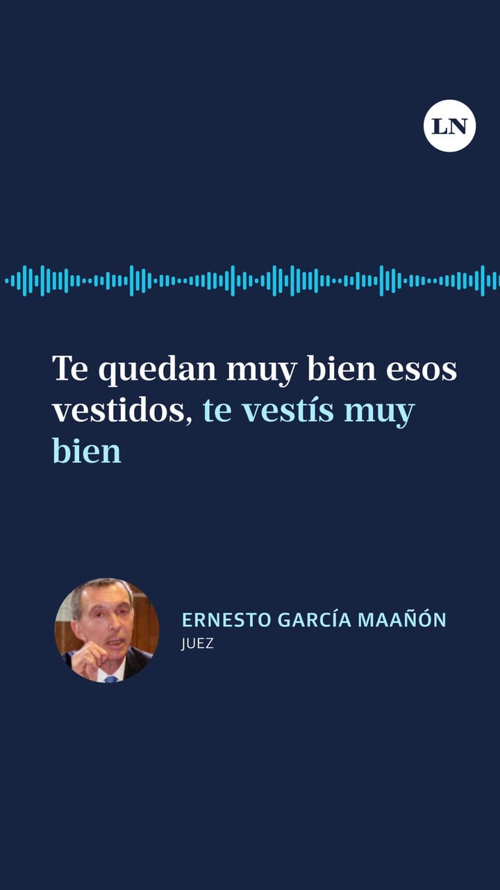 "Te quedan muy bien esos vestidos". El audio del juez Ernesto García Maañón
