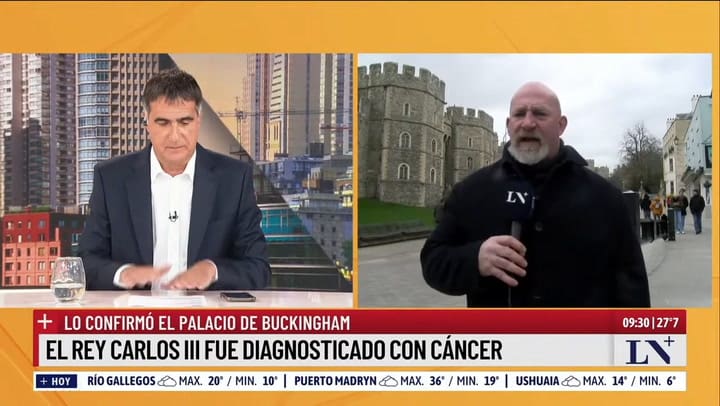 El rey Carlos III fue diagnosticado con cáncer; el análisis del urólogo Norberto Bernardo