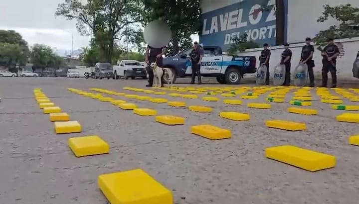 Secuestro de 210 kilos de cocaína en Orán, Salta