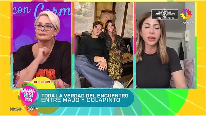 Majo Martino revelo como fue su encuentro con Franco Colapinto en Madrid