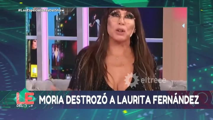 Moria casán le dijo 'arañita' a Laura Fernández