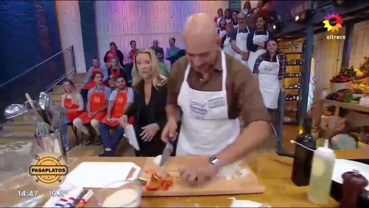 Carina Zampini y el llamativo gesto a José María González