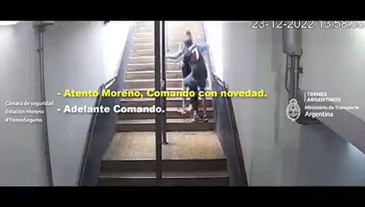 Robo en la estación de Moreno