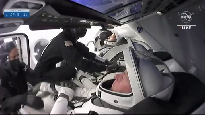 La NASA reveló que un cohete de SpaceX casi choca con un ovni