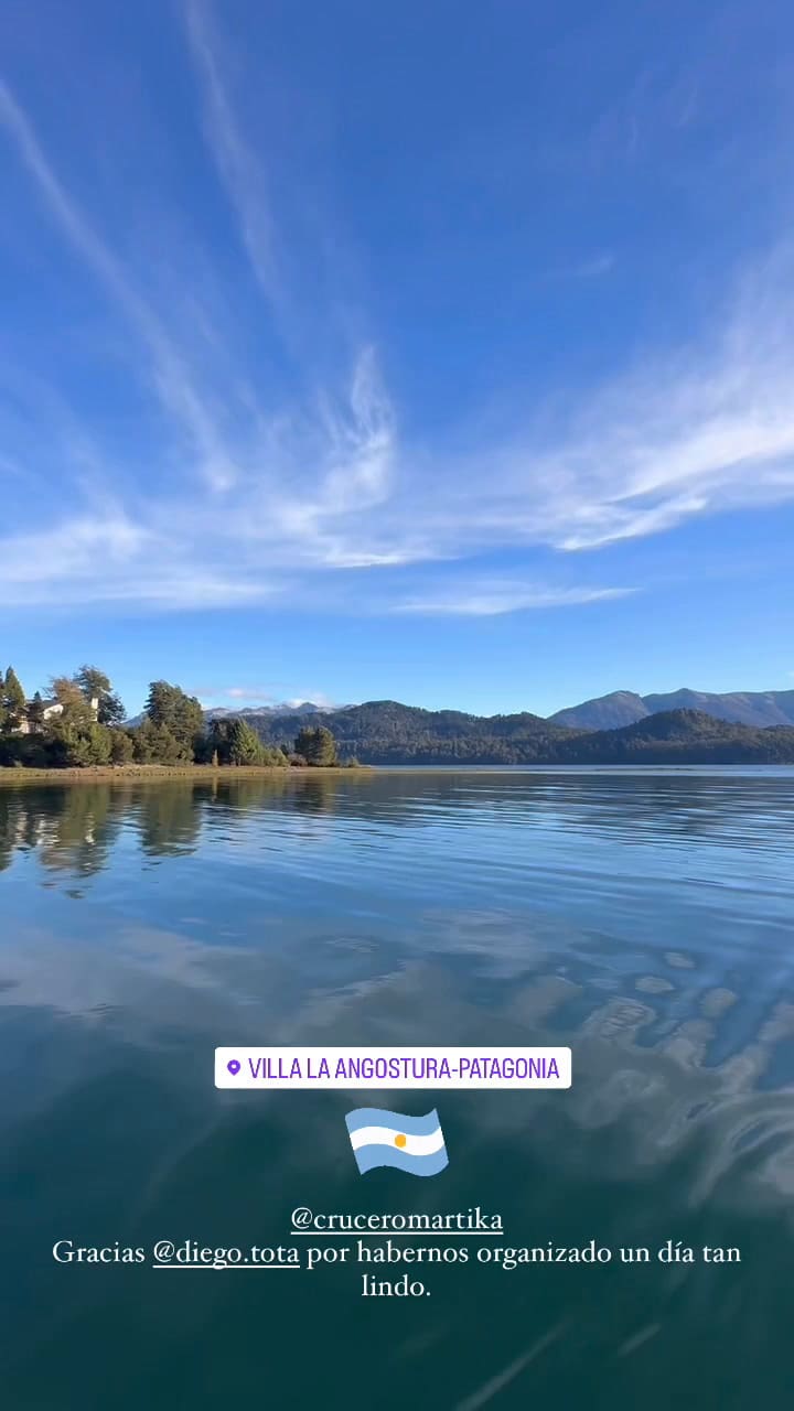 La China Suárez disfruta de San Martín de los Andes junto a sus hijos