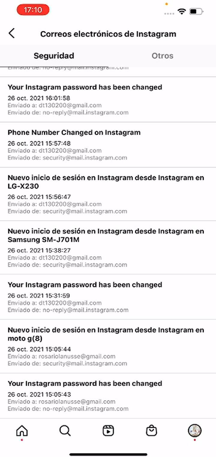 Rosario Lanusse muestra cómo fue la lucha para recuperar el control de su cuenta de Instagram