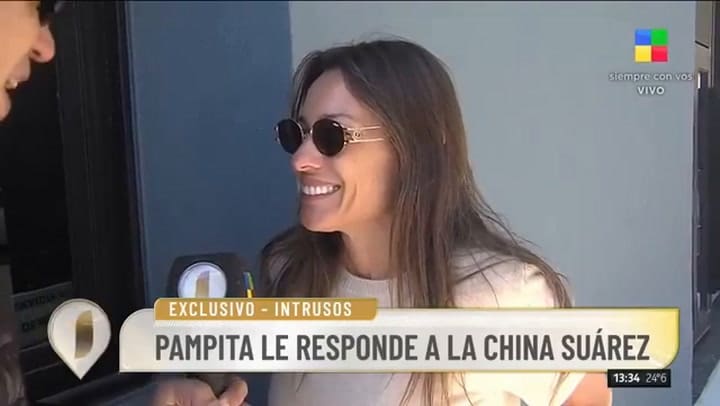Pampita habló de la China Suárez