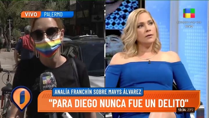“Maradona estaba muy solo en esa época”, dijo Analía Franchín