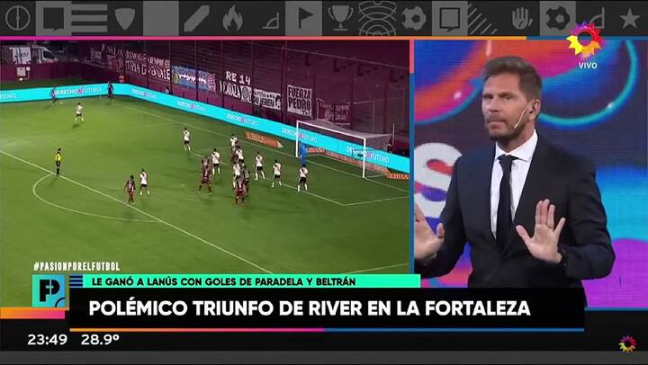 El fuerte cruce entre Horacio Pagani y Nicolás Distasio por un penal a favor de River