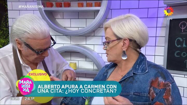 Alberto Martín y un intercambio subido de tono con Carmen Barbieri