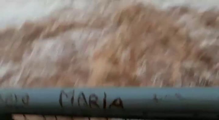 Crecida de lo ríos en Iguazú por las lluvias