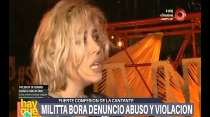 Militta Bora denunció en la Justicia a Chano Moreno Charpentier - Fuente: El Nueve
