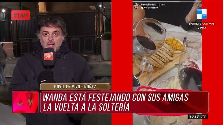 La fiesta de "soltera" que organizo Wanda Nara
