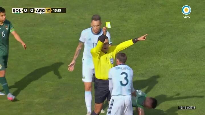 Amonestación a Tagliafico