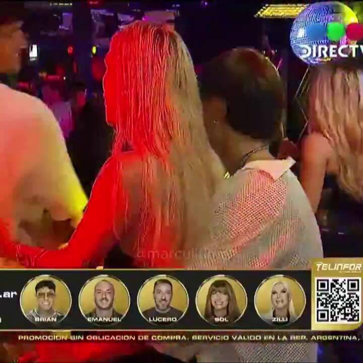 Zunino bailó pegado a Danielik