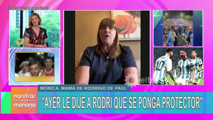 Mónica, madre de Rodrigo De Paul, contó cómo vivió el Mundial