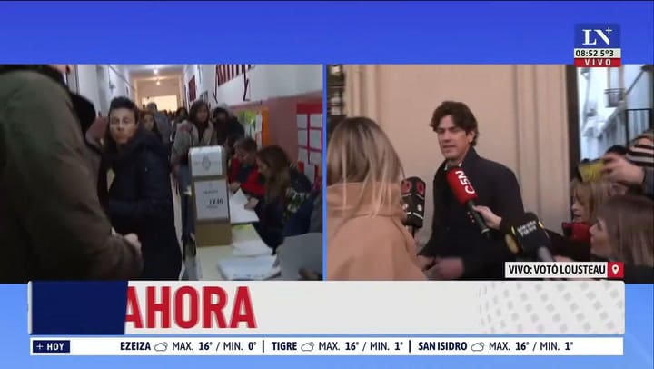 Martín Lousteau: 'Esta noche nos vamos a juntar todos en el búnker'