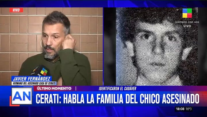 Habló el hermano del joven desaparecido en 1984