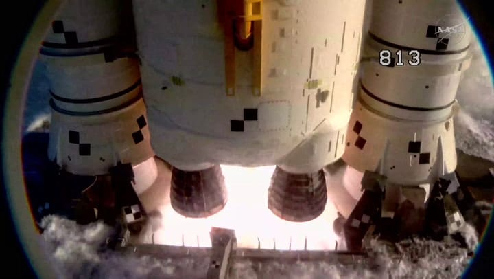 El emotivo video de NASA sobre el despegue de la misión Artemis II