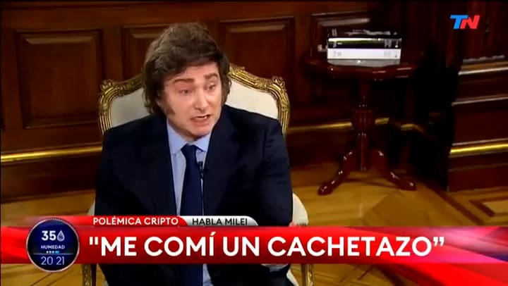 Milei, sobre $LIBRA: "Lo difundí como cientos de cosas"