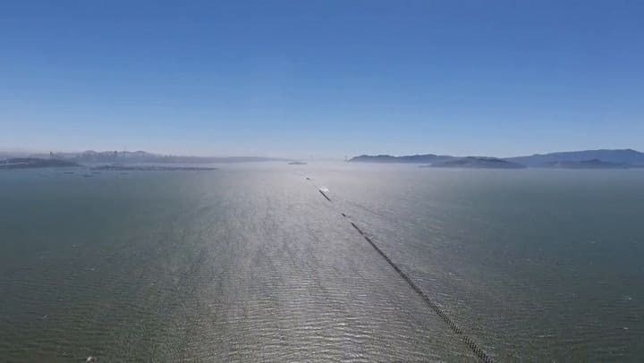 Berkeley vista desde un drone - Crédito: Chris Prael