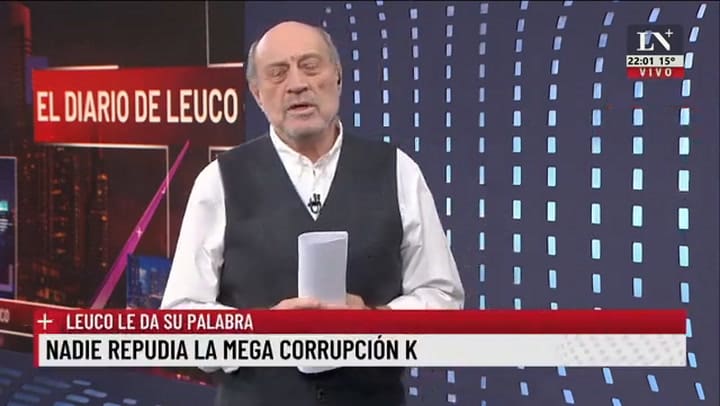 Nadie Repudia La Mega Corrupción K. Leuco Le Da Su Palabra.