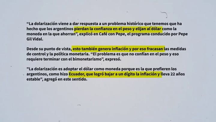 Los comentarios de Luisito Comunica sobre la dolarización