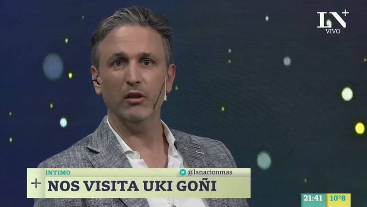 Uki Goñi, íntimo en Terapia de Noticias