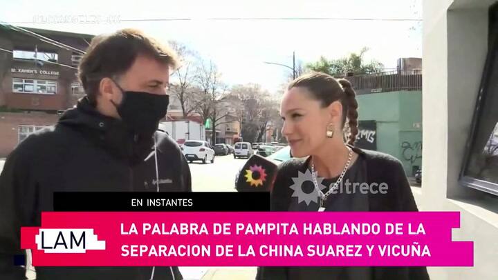 La reacción de Pampita tras enterarse de la separación de Benjamín Vicuña y la China Suárez