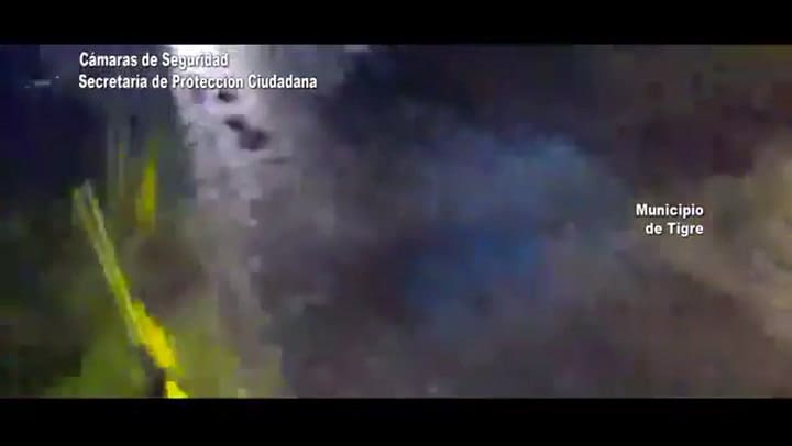 Tigre: Chocó contra un paredón y huyó