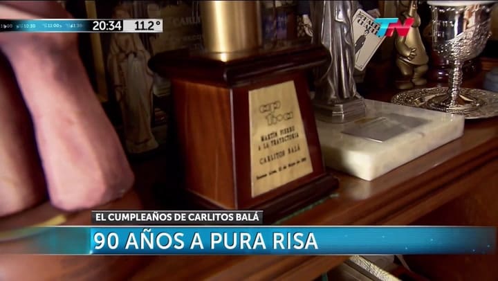 Débora Pérez Volpin entrevista a Carlitos Balá por sus 90 años