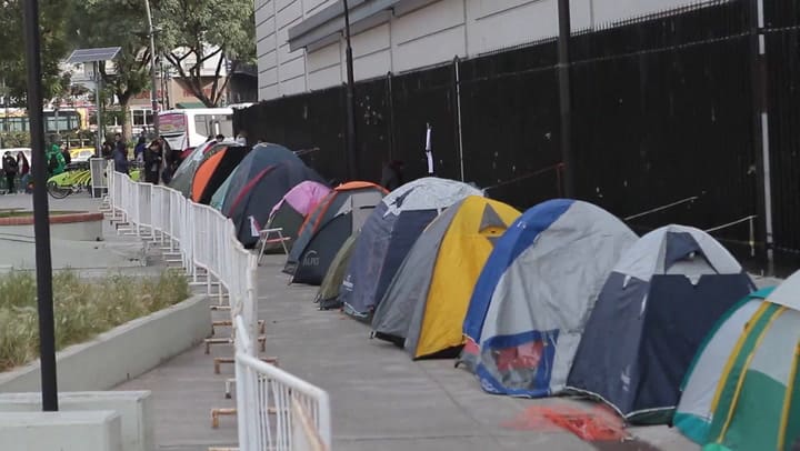 Acampe en La Rural por Lollapalooza