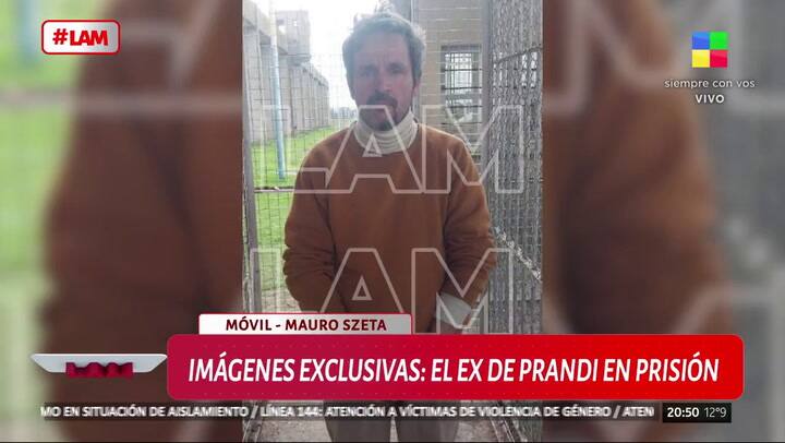 Las imágenes de Claudio Contardi en la cárcel que muestra lo desmejorado que se encuentra