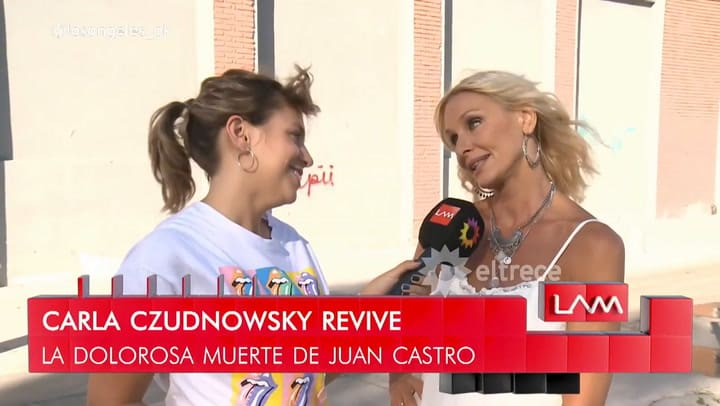 Carla Czudnowsky recordó a Juan Castro - Fuente: eltrece