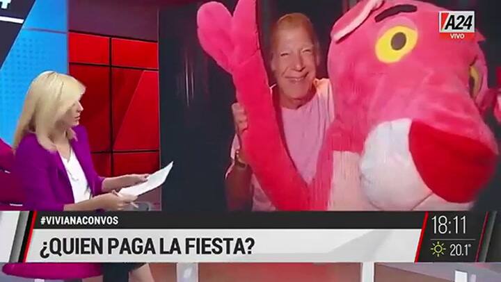 La ironía de Viviana Canosa ante las imágenes de la marcha por el Día de la Militancia