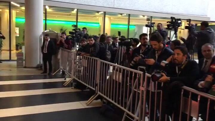 Así se prepara la alfombra roja del casamiento de Leo y Antonela