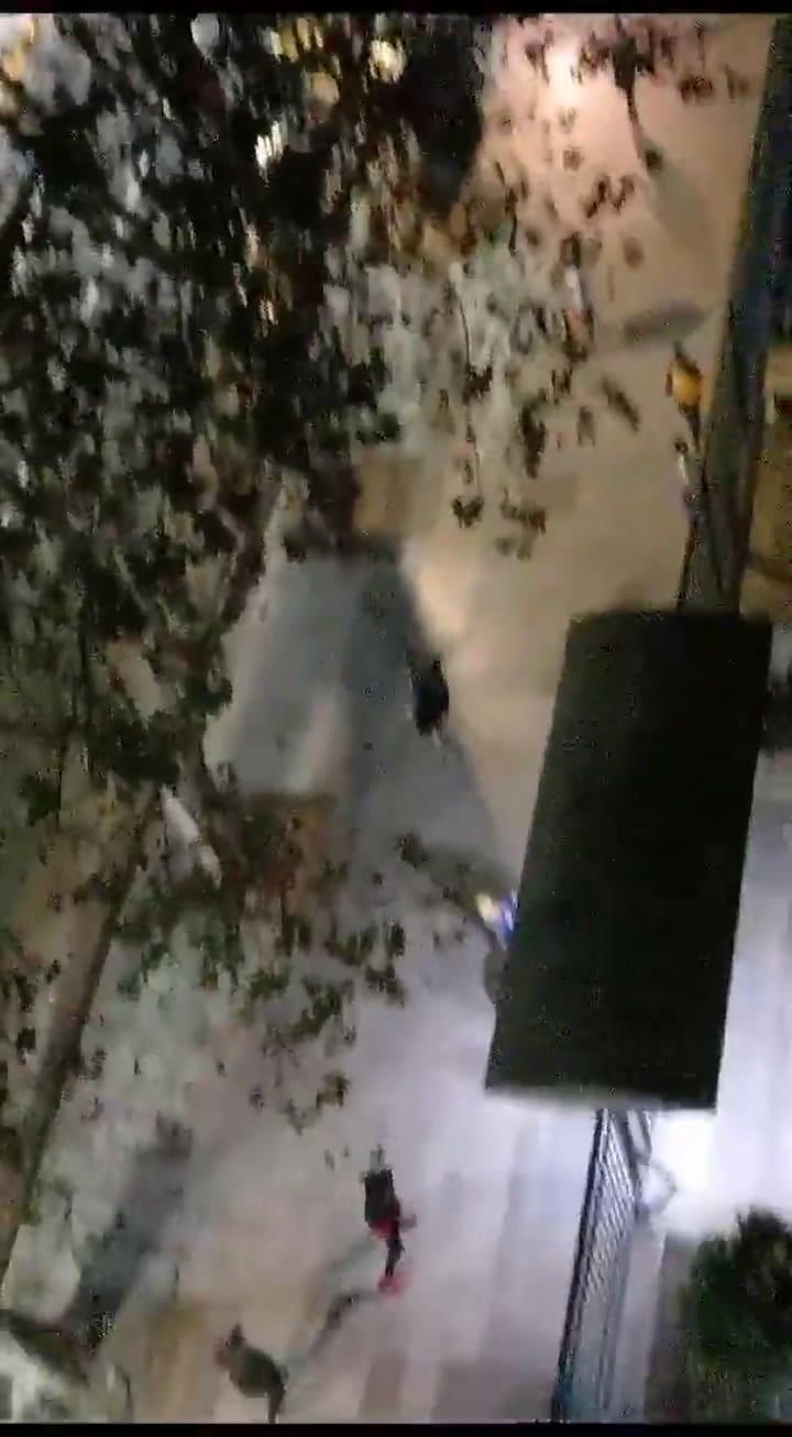 Las persecución se extendió por el Metrobús