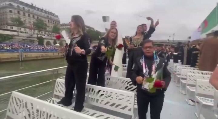 Uno de los momentos más fuertes de la ceremonia de apertura de #Paris2024