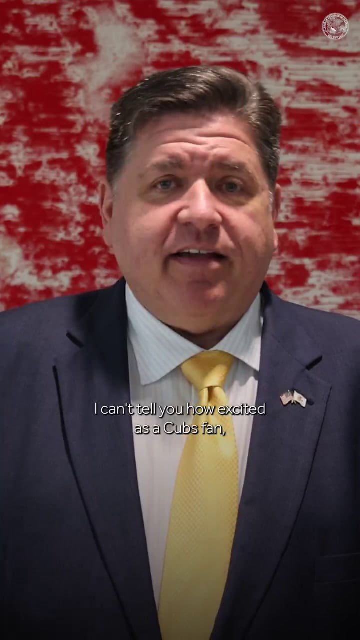 El gobernador de Illinois anunció que el Juego de Estrellas de la MLB 2027 se jugará en Chicago (X/@GovPritzker)