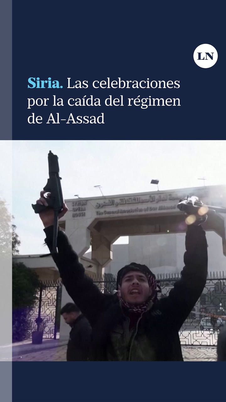 Las celebraciones en Siria por la caída del régimen de Al-Assad