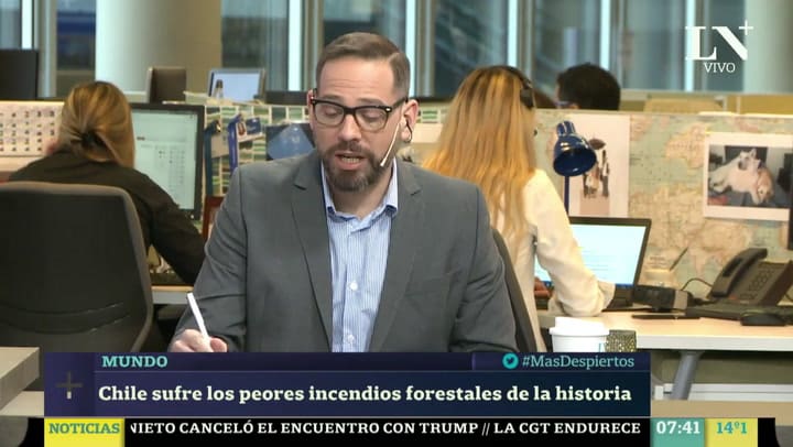 Chile sufre los peores incendios de la historia