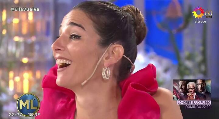 Juana Viale esquivó la pregunta sobre su novio - Fuente: eltrece