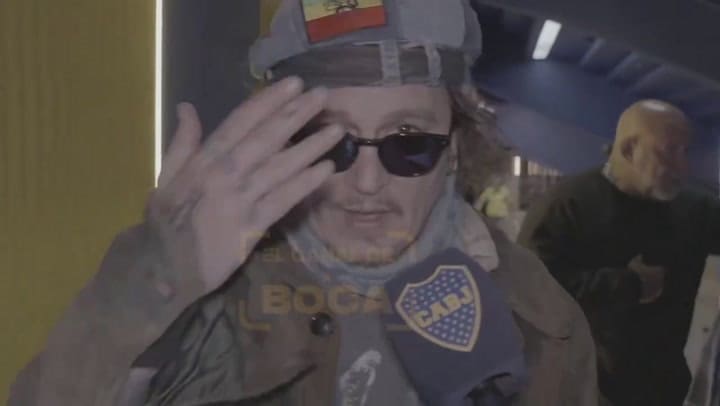 Johnny Deep y su fanatismo por Boca