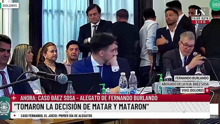 Burlando: “Los ocho acusados premeditaron el homicidio”