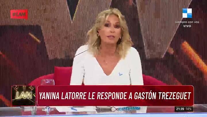 Yanina Latorre cruzo a Gaston Trezeguet
