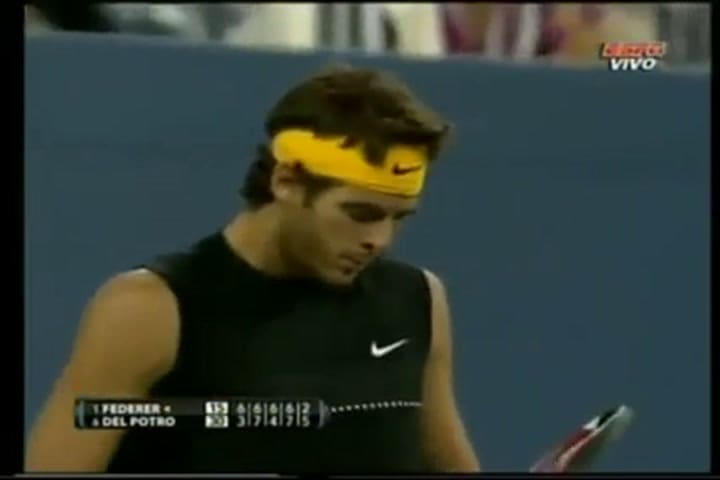 Juan Martín Del Potro vs Roger Federer en la final del Us Open 2009