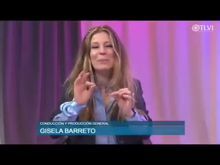 Las frases de Gisela Barreto respecto al aborto - Fuente: TLV1