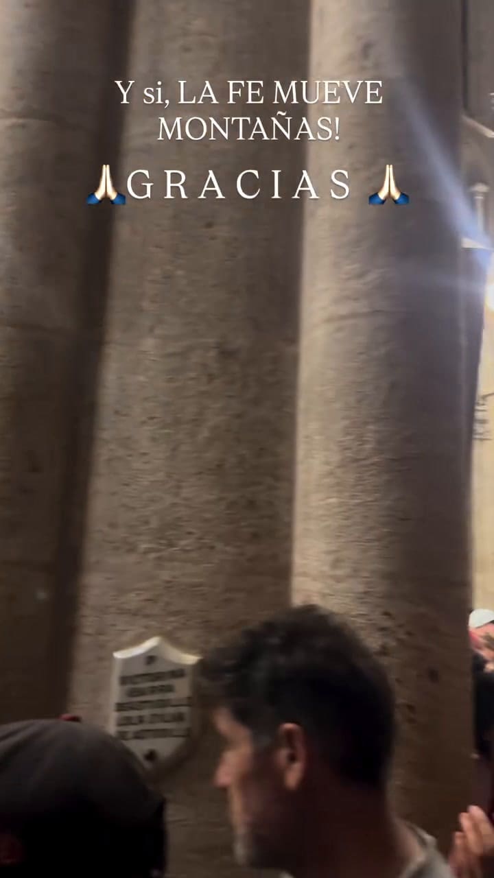 Daniela Celis agradeció a quienes peregrinaron hacia Luján